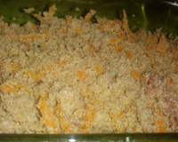 Farofa de bacon com cenoura