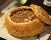 Pão italiano recheado