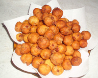 Bolinho de chuva salgado diferente