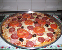 Pizza de liquidificador