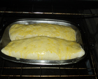 Pão caseiro com fermento em pó da Denise