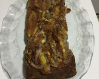 Bolo de banana, tapioca e aveia