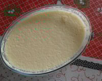 Gelatina com creme de leite