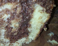 Bolo mesclado de liquidificador