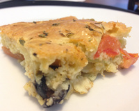 Torta de liquidificador vegetariana sem glúten