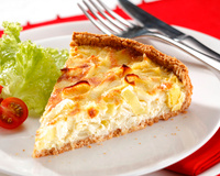 Quiche de alho-poró