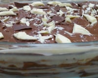 Pavê de baunilha e chocolate