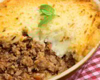 Bolo de batata com carne moída