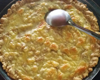 Quiche de frango com palmito