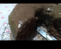 Bolo de chocolate de liqüidificador