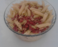 Macarrão penne ao azeite