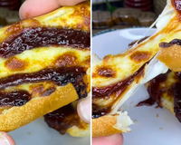 Esse pão Romeu e Julieta de airfryer fica pronto em 5 minutos e derrete na boca