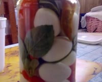 Ovos de galinha em conserva