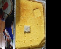 Bolo de bagaço de milho verde