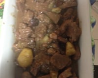 Capa de filé na panela de pressão