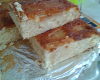 Bolo de banana caramelada