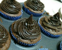 Cupcake de brigadeiro
