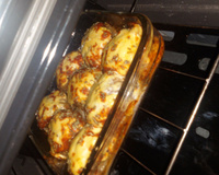 Carne moída à parmegiana