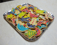 Bolacha de Natal decorada da Vó Lena