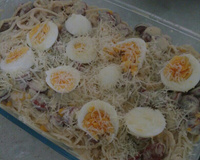 Macarronada com linguiça mista