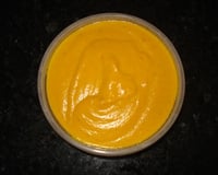 Purê cremoso de cenoura