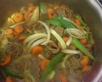 Picadinho de bife de alcatra ou contra filé