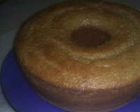 Bolo de banana de liquidificador