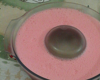 Gelatina cremosa com leite