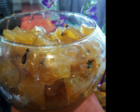 Doce de mamão verde em cubinhos