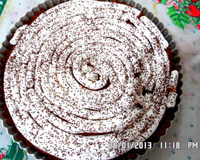Torta mousse de chocolate com chantilly
