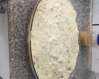 Macarrão com carne moída e queijo