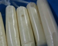 Sacolé (geladinho, chup-chup) de tapioca com coco