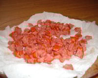 Petisco de salsicha ressecada