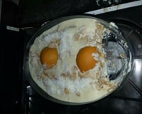 Pavê de pêssego em calda