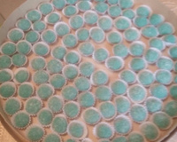 Brigadeiro azul de tutti frutti