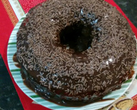 Bolo de chocolate de liqüidificador