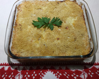 Delícia de inhame com atum