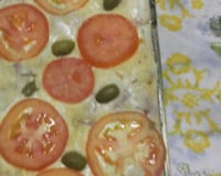 Torta de queijo e presunto