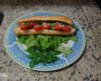 Sanduíche vegetariano (ovolactovegetariano)