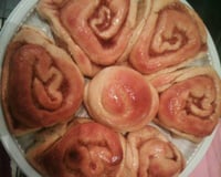 Pão rosa - estrela (com canela)