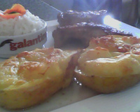 Batata assada com bacon