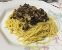 Macarrão com shimeji