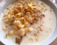 Canjica branca cremosa (Mungunzá)