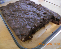 Tradicional brownie americano