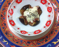 Figos com creme de mel