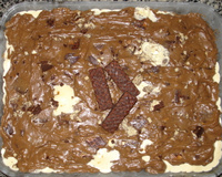 Torta de Bis com sorvete