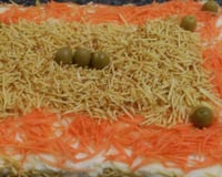 Bolo salgado de pão de forma e frango