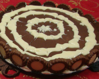 Torta de chocolate branco