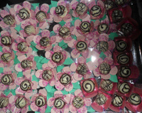 Trufas de chocolate branco