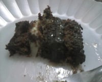 Bolo trufado de brigadeiro branco e preto